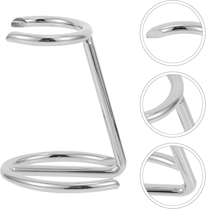 Men’s Razor Brush Stand Beard Razor Organizer Single Ferroalloy Bathroom Storage Rack for Home and Travel Use