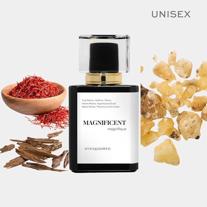 aromapassions MAGNIFICENT | Inspired by 724 | Pheromone Perfume for Men & Women | Extrait De Parfum | Long Lasting Dupe Clone Cologne | Perfume De Hombre Mujer | (50 ml / 1.7 Fl Oz)
