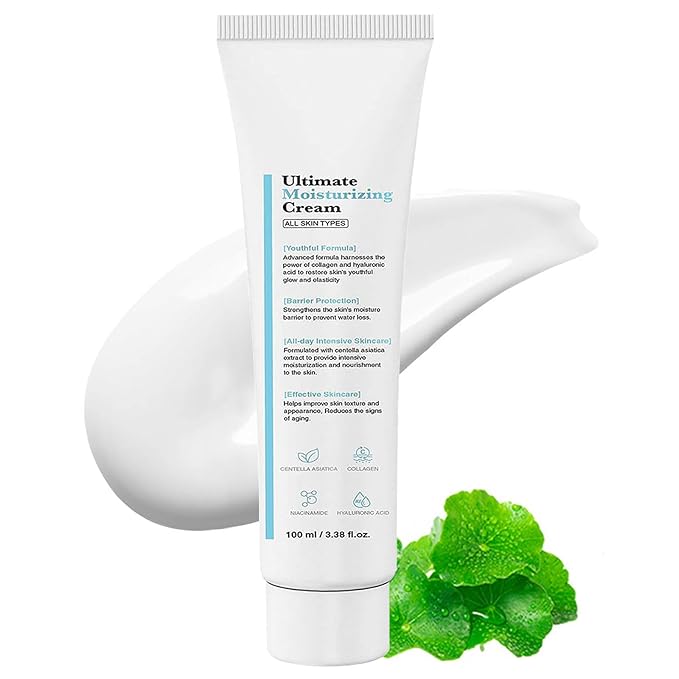 Youthful Formula Moisturizing Cream, Moisturizing Cream with Hyaluronic Acid, Niacinamide, Youth Formula, Barrier Protection Centella Asiatica Extract for Women Face moisturizer 1PCS