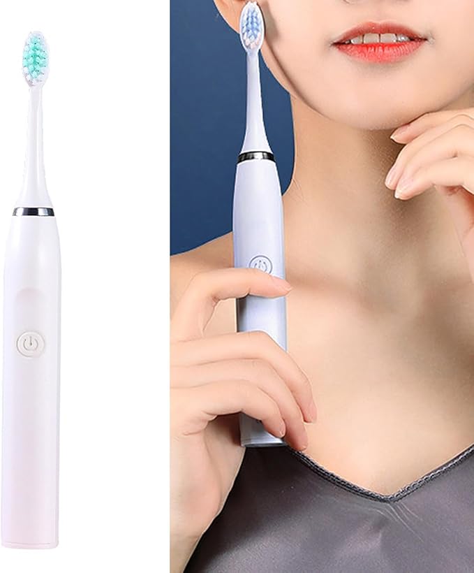 180 Days Battery Life Electric Toothbrush USB Rechargeable Travel with 3 Brush Heads Powered Ultrasonics Electric Toothbrush