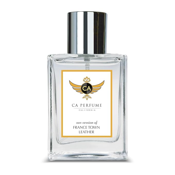 CA Perfume Impression of France Town Leather Unisex Leather Fragrance Long Lasting Eau De Parfum Eau De Parfum 1.7 Fl Oz 50ml