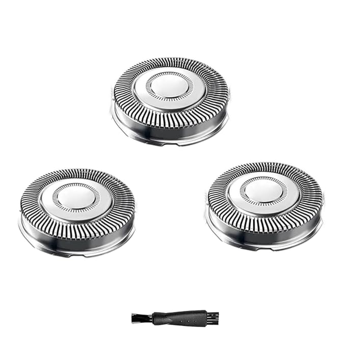 [3 Pack]SH71/52 Replacement Heads Compatible with Philips Norelco Series 7000,New Upgraded SH70/71 Compatibility Double Blades for norelco 7000 Replacement Heads