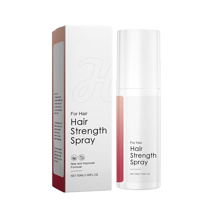 50ml Hair Strength Spray - Promotes Healthy Hair Growth, Repairs Follicles, Deeply Nourishes Scalp & Hair, Reduces Breakage, With Glycerin & Tocopherol
