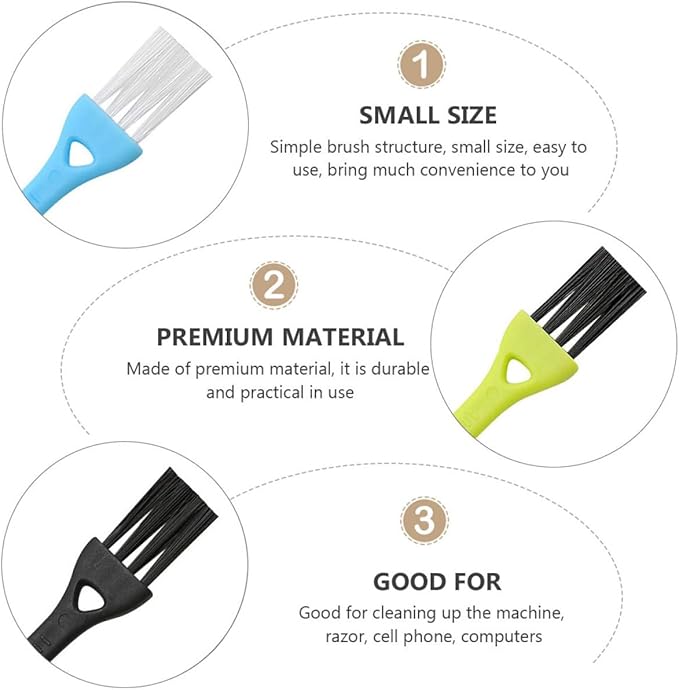 Homoyoyo 36pcs Electric Shaver Cleaning Brush Set Razor Duster with Handles and Soft Bristles for Men’s Electric Razor Maintenance and Hair Removal Tools