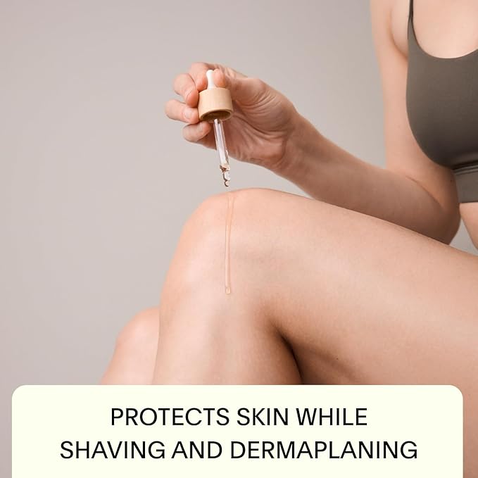 Leaf Shave | Leaf Pre- & Post-Shave Oil with Reusable Dropper - Plant-Based Skin Conditioning Oil for Women & Men - Smooth Shave, Added Moisture, & Reduced Irritation - 1.7 fl oz
