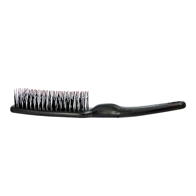 Phillips Brush Glider Detangler Brush, Black Opal – 2-Tier Nylon Tipped Bristles Infused with Moroccan & Keratin Oils which Keeps Hair Healthy & More Manageable