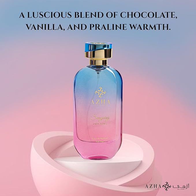 Sugary Dreams Eau de Parfum for Women, Sweet Spiced Gourmand Perfume Spray with Toffee, Chocolate, Tonka Bean, Vanilla & Musk, Long Lasting Women's Fragrance, Butterfly Nebula, 3.4 Fl Oz