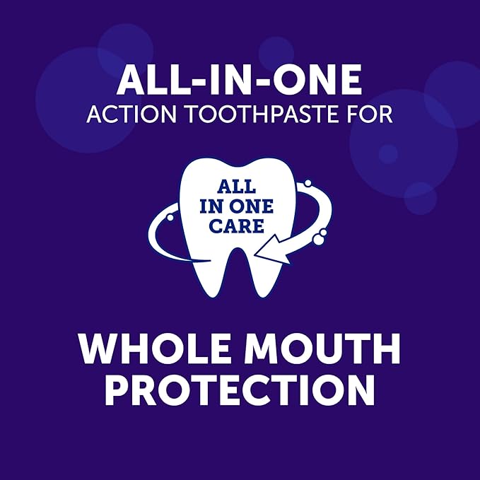 ARM & HAMMER Complete Care Toothpaste, Teeth Whitening Toothpaste, Fluoride, Whole Mouth Protection, Fresh Mint Flavor, 6.0 oz (Pack of 1)