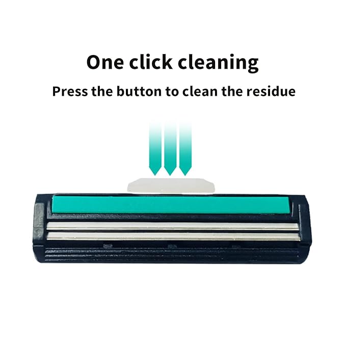 Razors for men Shaving,2-Blade mens Razor Includes 1 Handles and 30 Replaceable razor head, Non-Slip Travel Carry Shaver for men Pack
