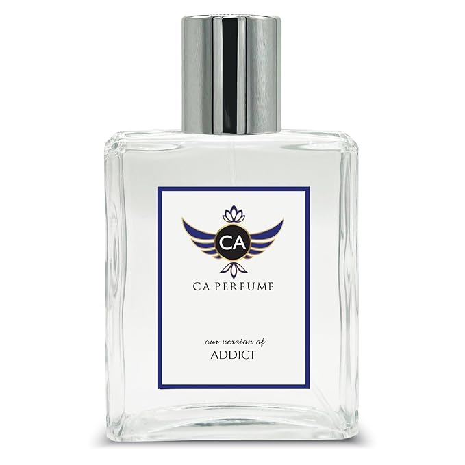 CA Perfume Impression of Addict for Women Eau De Parfum Amber Floral Scent Long Lasting Perfumes for Women Signature Scent for Day and Night Wear 3.4 Fl Oz 100ml