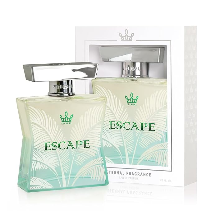 Eternal Escape - Inspired by Virgin Island Water - 3.4 oz (100ml) - EDP - Long-lasting - Vegan - Clean Ingredients - Unisex Perfume for Men & Women - 2000 sprays per bottle