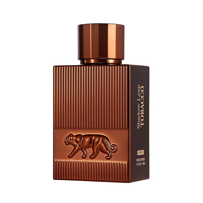 Shadow Leap - Tobacco Eau De Parfum Inspired by Tobacco, Long-Lasting Honey Amber Tobacco Perfume for Men & Women, Vegan, Paraben-Free, Unisex - 100ml | 3.4 fl. oz + 2ml Samples