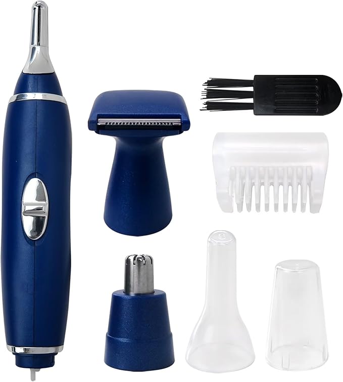 2025 Version Electric Ear Beard Nose Hair Trimmer Eyebrow Mustache Remover Shaver Clipper
