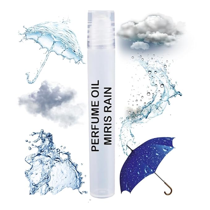 MIRIS Rain, Long-Lasting Unisex Perfume Oil for Women & Men Roll-On, Rollerball 0.34 Fl Oz / 10 ml