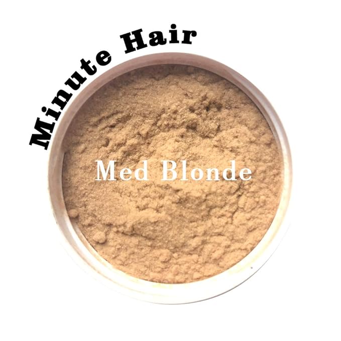 Hair Building Fibers Medium Blonde 57 Grams (2 oz) Minute Hair Refill Hair Loss Concealer That You Can Use for Your Bottles From Competitors Like Toppik, Xfusion (Medium Blonde)