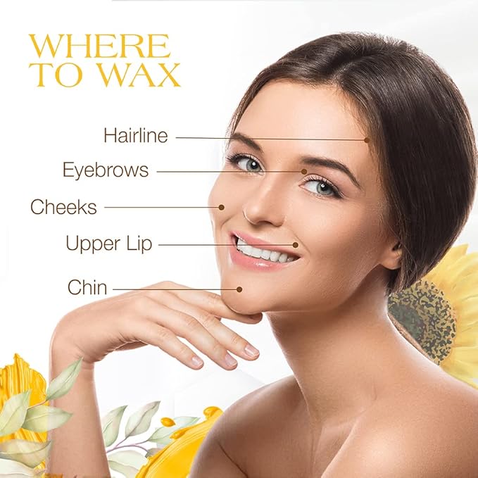 GiGi Wax Strips Non Woven for Hair Removal - Small Cloth Epilating Waxing Strips for Face and Bikini Line, 100 Strips