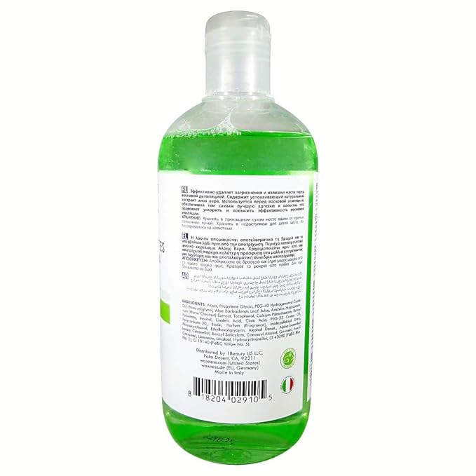 Waxness Spa Choice Pre Post Waxing Lotion Aloe Vera and Argan Oil 2 X 16.9 fl oz / 500 ml