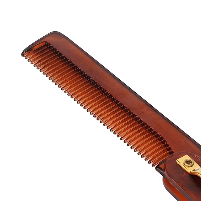 10 Pcs Folding Comb,Folding Pocket Comb Fine Tooth Comb Pocket Beard Comb Handmade Folding Pocket Comb for Styling Hair Mustache Beard