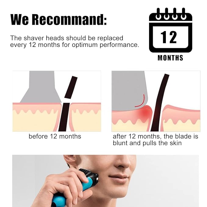 21B Series 3 Shaver Replacement Foil Compatible with Braun Series 3 Replacement Head for Braun S3 Foil Shaver fit for Electeic Razor 5409,3040s,300s,310s,320s,3050cc,360s 370cc-4,3090cc,3010s,3030s