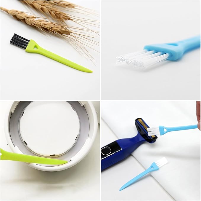 10 Pack Keyboard Cleaning Brushes Kit Mini Crevice Cleaning Brush Electric Shaver Cleaning Brushes Gaming Mouse Groove Gap Scraper Tools Electric Razor Brush Keyboard Cleaner for Small Space