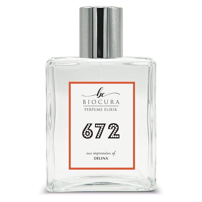 BC Perfume 672 Inspired by Delina For Women Replica Fragrance Dupes Eau de Parfum Spray Bottle 3.4 Fl Oz/100ml-X1