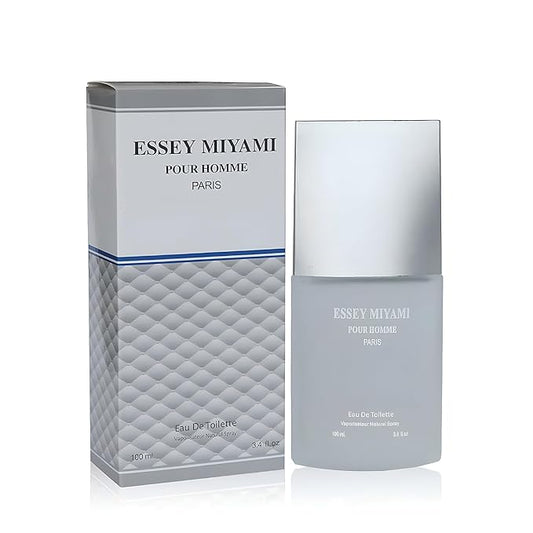Men’s Cologne, Essey Miyamie Inspired Eau de Toilette for Men, Modern Romantic Scent with a Clean Twist, 3.4 Fl Oz Men’s Fragrance for Daily and Refined Occasions（2Pcs）