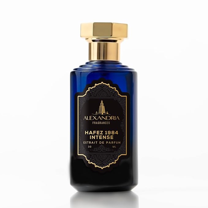 Alexandria Fragrances Hafez 1984 Intense Perfume – Premium Men’s Eau de Parfum with Oud & Vanilla Notes – Luxury Fragrance with Leather, Roasted Coffee & Oud – Man Cologne for Every Occasions – 30ml
