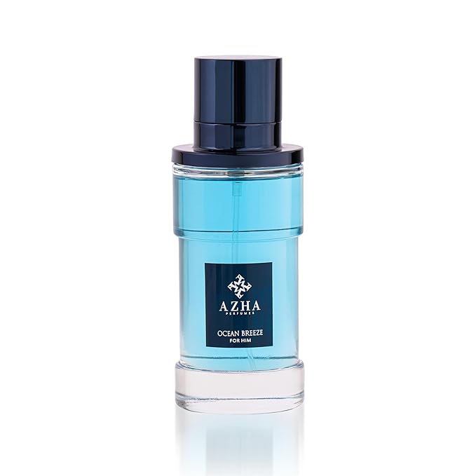 Ocean Breeze Eau De Parfum Men Spray 100ML (3.38 OZ) Arabian Perfume for Men Aromatic Fougere Notes Of Lemon, Mandarin And Musk, Long Lasting Perfume For Men, Luxurious Fragrance