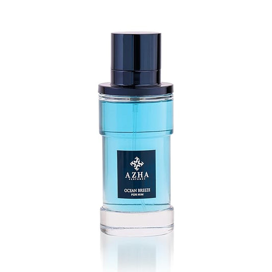 Ocean Breeze Eau De Parfum Men Spray 100ML (3.38 OZ) Arabian Perfume for Men Aromatic Fougere Notes Of Lemon, Mandarin And Musk, Long Lasting Perfume For Men, Luxurious Fragrance