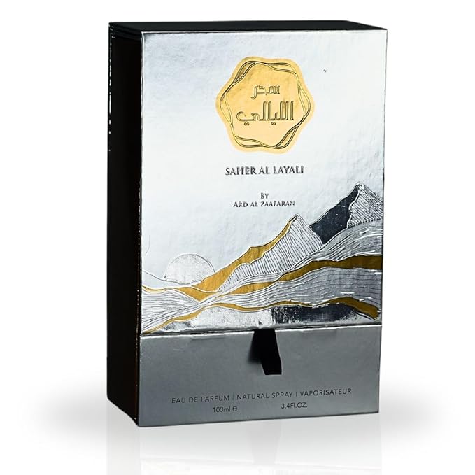 Ard Al Zaafaran Saher Al Layali Eau de Parfum Spray for Men, 3.4 Ounce
