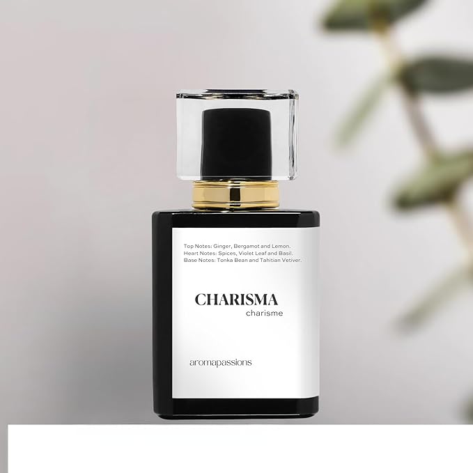 aromapassions CHARISMA | Inspired by L'HMME | Pheromone Perfume for Men | Extrait De Parfum | Long Lasting Dupe Clone Essential Oils Fragrance | Perfume De Hombre | (50 ml / 1.7 Fl Oz)