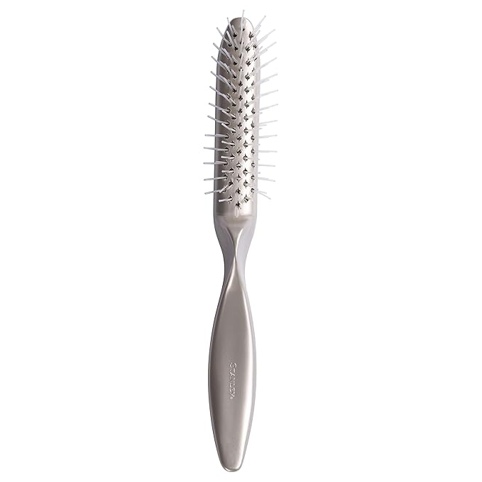 Stanley Home Products Essentials Style Glider Hairbrush – Detangles - Use on Wet or Dry Hair - Acute Bristles (Pewter)