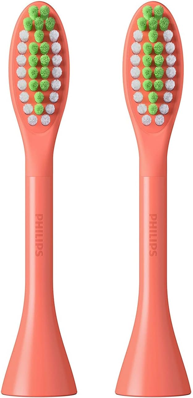 Philips One by Sonicare, 2 Brush Heads, Miami Coral, BH1022/01