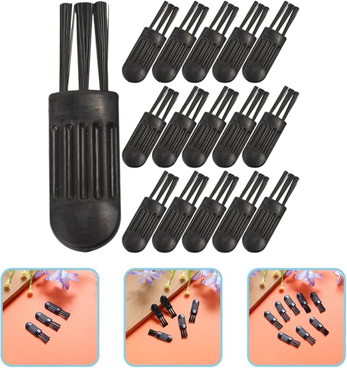 FRCOLOR 400pcs Electric Shaver Cleaning Brush for Maintenance Soft Bristles for Personal and Salon Use Mini for Grooming Tools