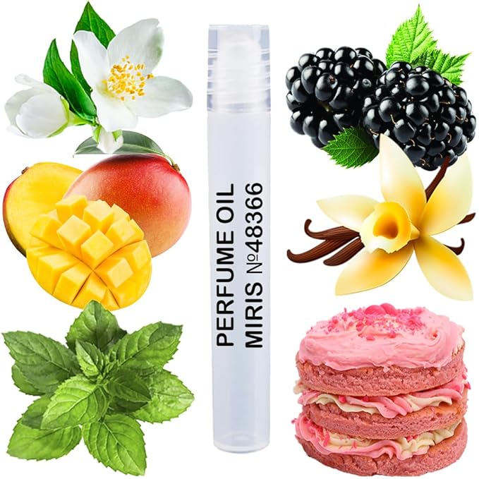 MIRIS No. 48366, Inspired by Mango Skin, Long-Lasting Unisex Perfume Oil for Women & Men Roll-On, Rollerball 0.34 Fl Oz / 10 ml