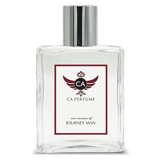 CA Perfume Impression of Journey Man Woody Spicy Fragrance Long Lasting Mens Perfume Eau De Parfum 3.4 Fl Oz 100ml