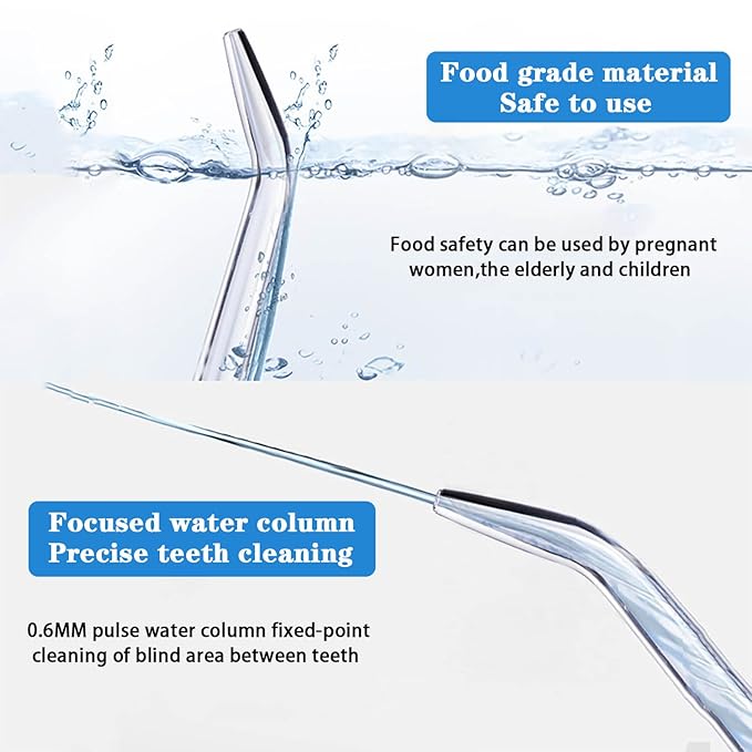 Replacement Heads for Waterpik,Water Flossers Other Brand Oral Replacement Tips for Water Pik Water Flosser(3 Classic Jet Tips)