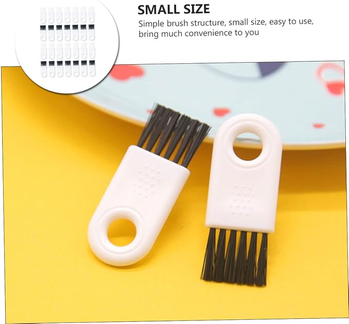 Outanaya 30pcs Mini Cleaning Brush Set for Electric Shaver Razor Cleaner Tool Compact and Effective Shaving Brush for Men for Daily Grooming and Hygiene