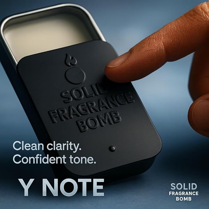 – Premium All-Natural Solid Cologne for Men & Women | Long-Lasting, TSA-Safe, Alcohol-Free, Halal, Handmade Travel Fragrance Balm (Y Note)