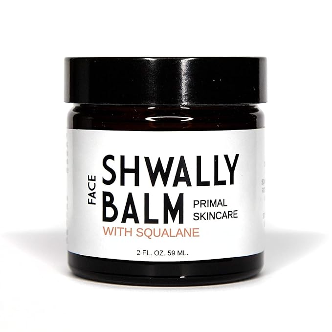 Shwally Tallow & Squalane Non-Comedogenic Face Balm - With Squalane & Calendula Flowers - Rich in Vitamin A, K, D & E - Creates Soft, Smooth Skin - 4 Oz (Organic Vanilla + Frankincense, 4 Oz)