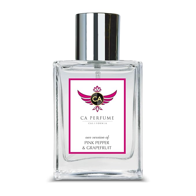 CA Perfume Impression of Pink Pepper & Grapefruit For Women & Men Replica Fragrance Dupes Eau de Parfum Spray Bottle 1.7 Fl Oz/50ml-X1