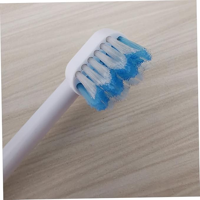 8pcs Oral Irrigator Replacement Brush Heads Compatible with Models Durable Design for Family Use Easy to Clean Between Teeth and Below Gumline