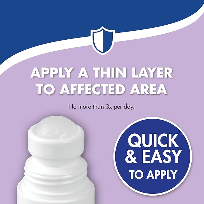 TheraCare 4% Lidocaine Roll-On | Soothing Lavender Scent | OTC Strength | Pain Relief Liquid | 2.5 oz. 73 mL | Topical Anesthetic