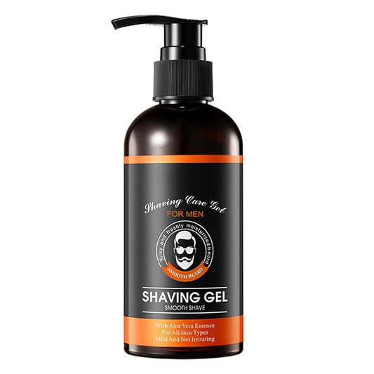iiniim Men‘s Moisturizing Shaving Cream,210ml Can – Beard Softener Gel for Close Shave,Ideal for Sensitive Skin Daily Use Black One Size