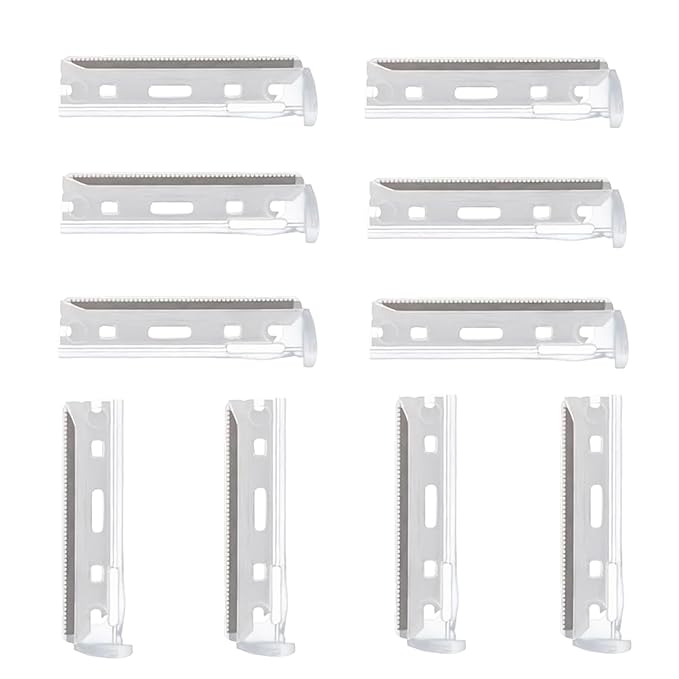 Compatible with Tweezerman Facial Razor Refills,10Pcs Fit for Tweezerman Razor Blade Refills,Achieve Smooth, Radiant Skin by Exfoliating and Removing Peach Fuzz