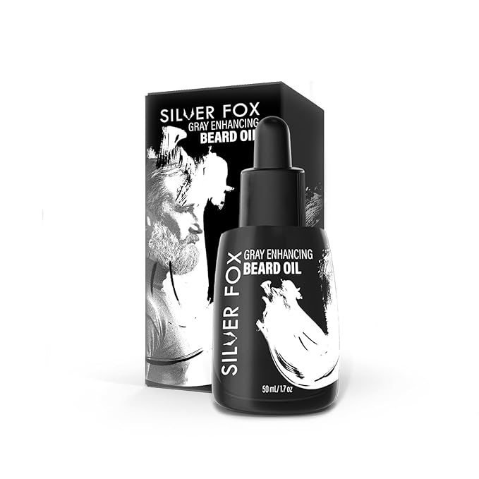 Godefroy Silver Fox | Natural Beard Oil For Gray Hair for Shine and Brightness