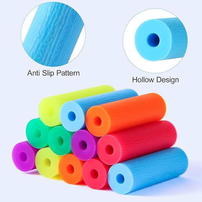 12PCS Aligner Chew, Aligner Trays Chompers for Invisalign, Orthodontic Chompers Retainer Trays Seaters with Travel Carrying Case (Mix Colors)