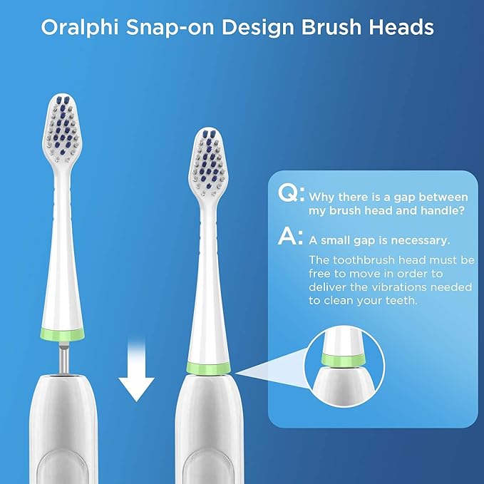 6pcs Classic Jet Tips and 4pcs Toothbrush Replacement Heads for Warterpik