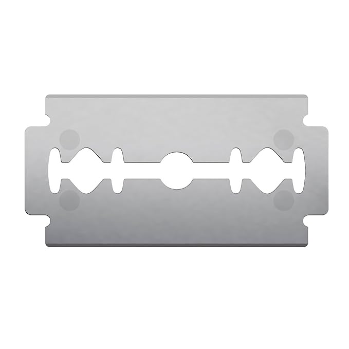 VIKINGS BLADE Double Edge Safety Razor Blades, 50x Blades, Swedish Steel + Platinum Coated, Replacement Razor Blades & Refills (Mild & Gentle)