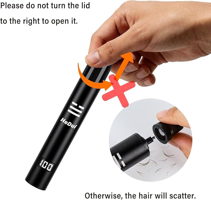 2 Pack Nose Hair Trimmer for Men & Women Professional Painless Eyebrow Facial Hair Trimmer for Male and Female Travel Ear and Nose Hair Clipper USB Rechargeable Trimmers with Digital Display